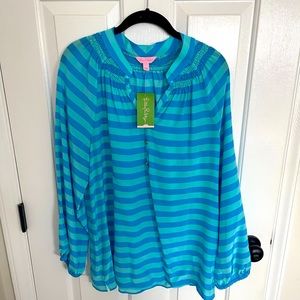 Lilly Pulitzer Silk Elsa Top - Print